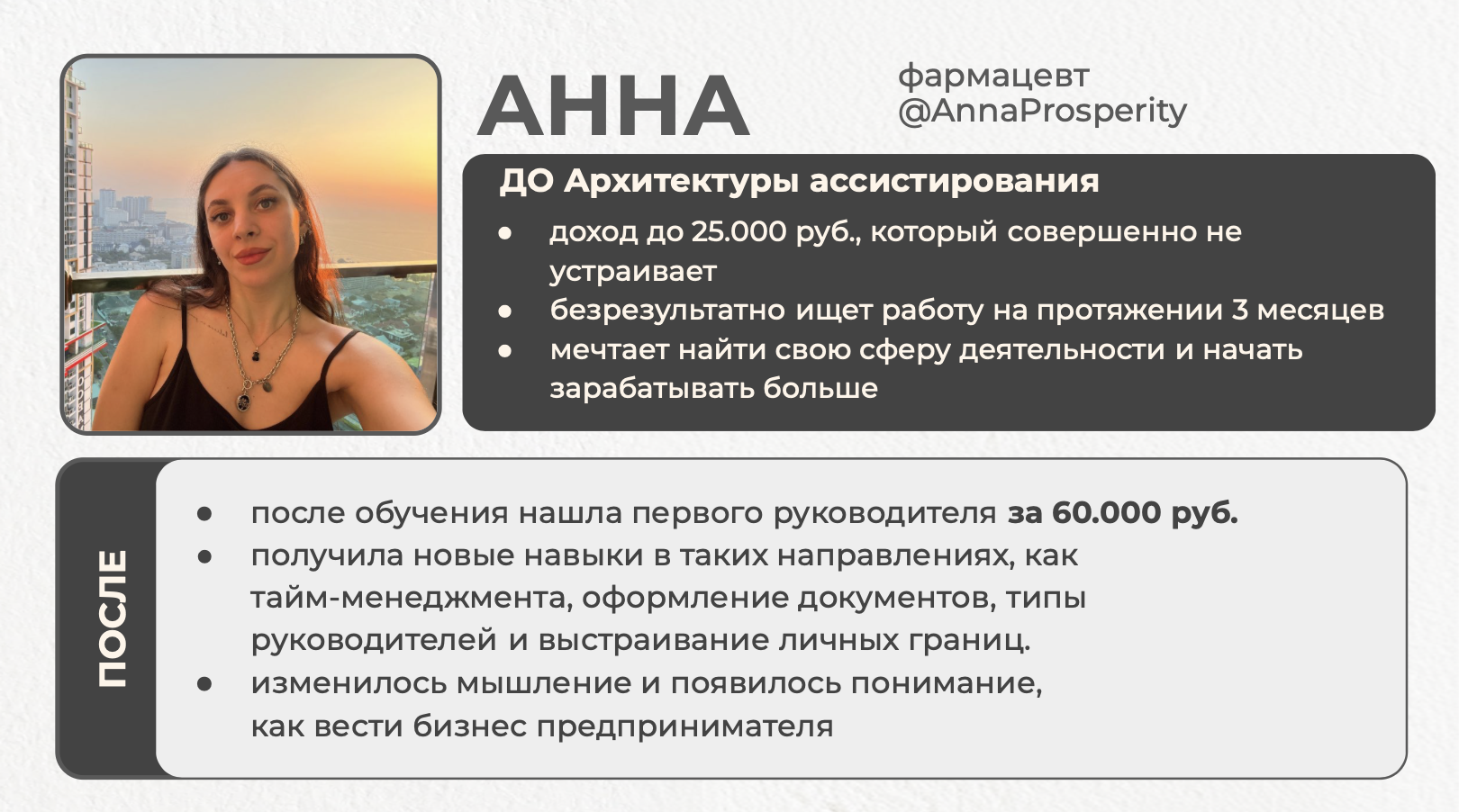 Кейс ученицы: Анна